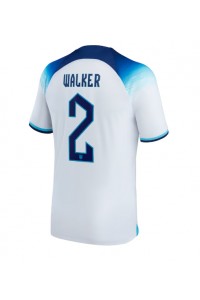 England Kyle Walker #2 Fotballdrakt Hjemme Klær VM 2022 Korte ermer